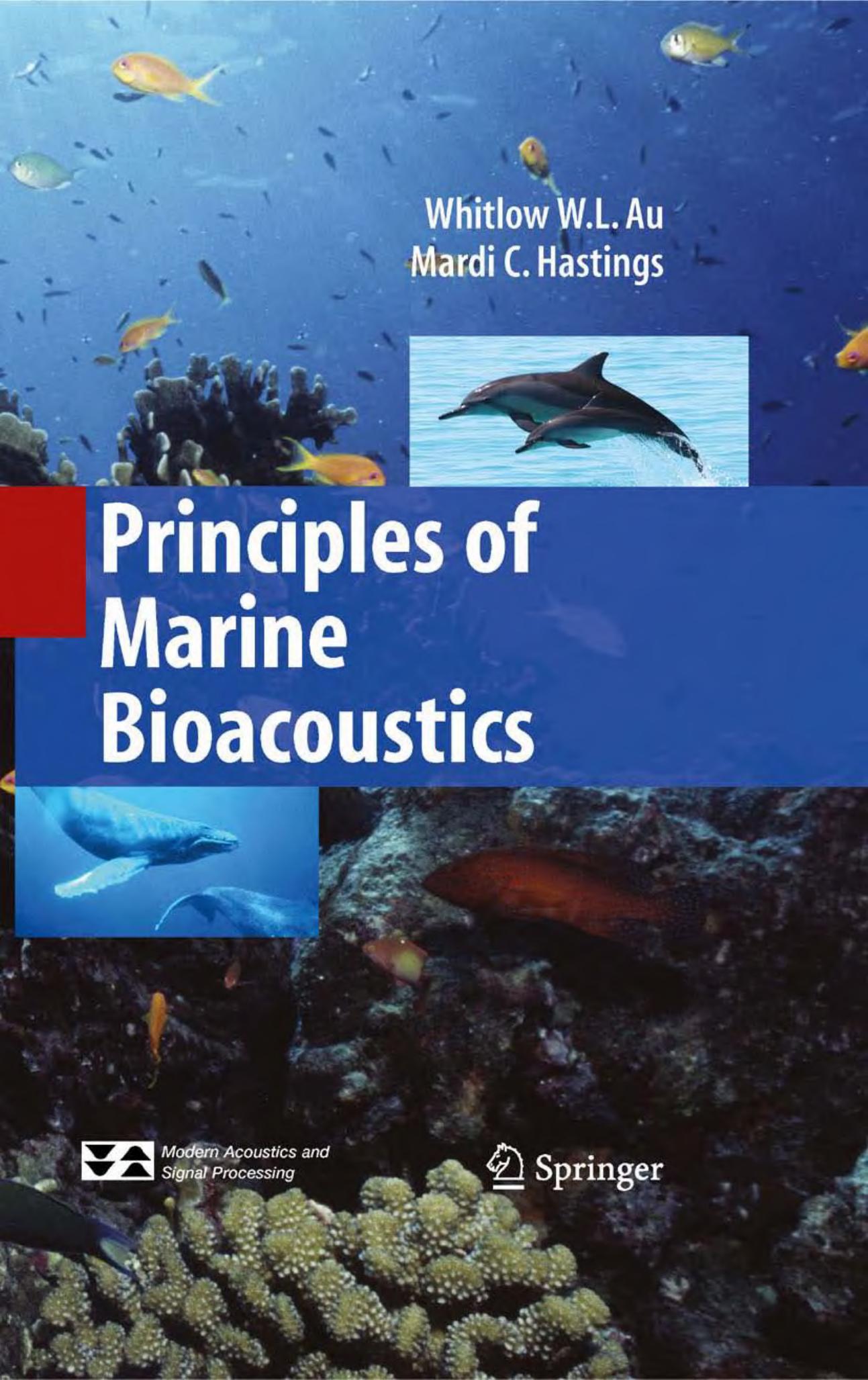 Principles of Marine Bioacoustics