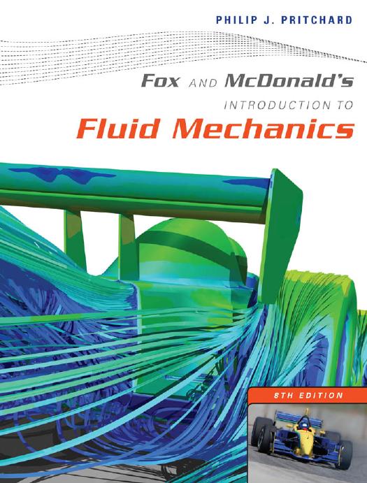 Fox and McDonald's Introduction to Fluid Mechanics, 8th Edition