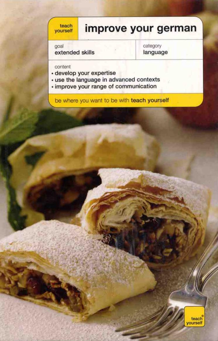 Teach Yourself Improve Your German