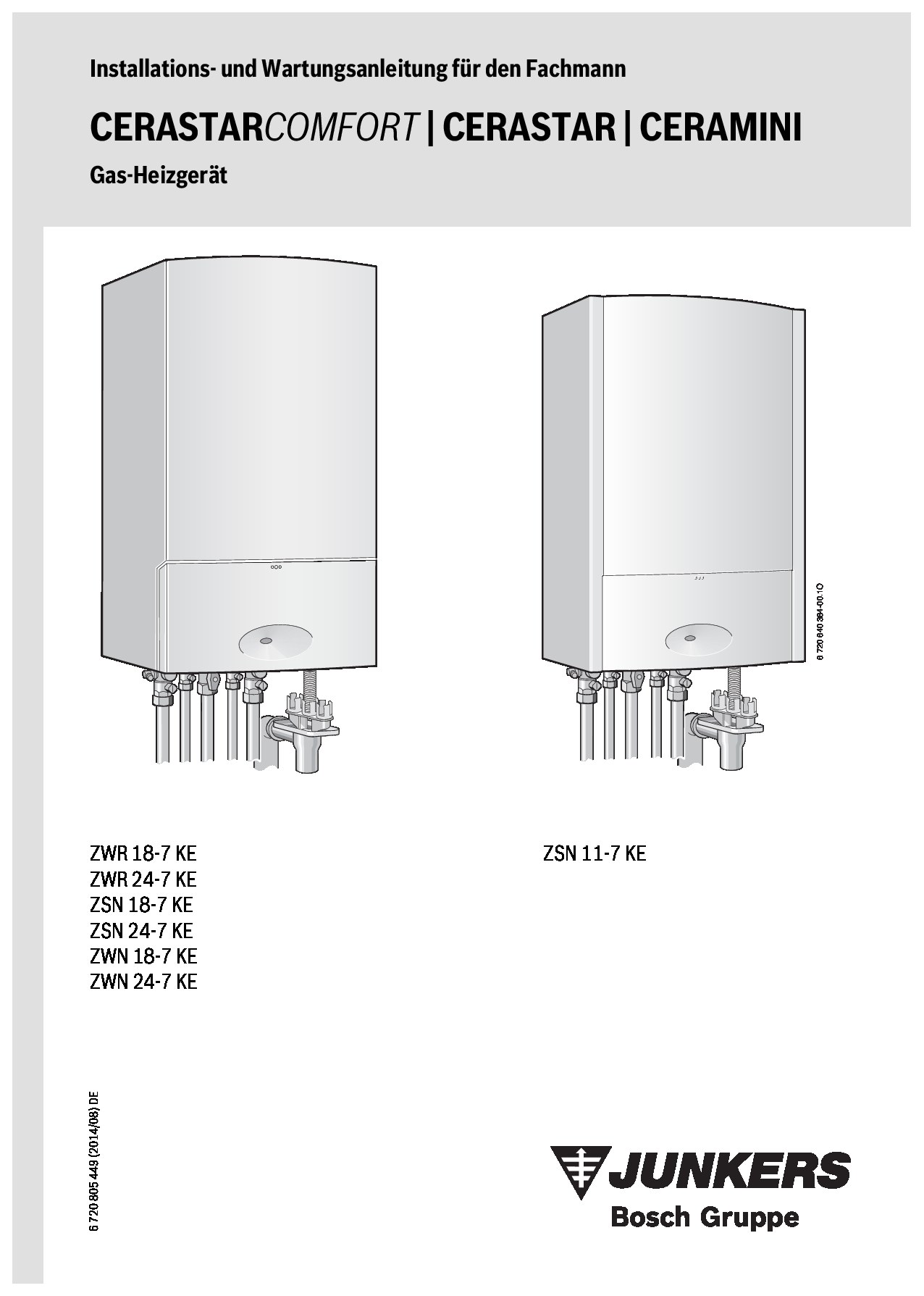 CerastarComfort Gas-Heizgerät